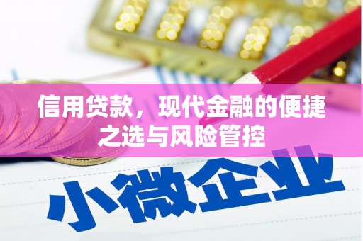 麻城信用贷款，现代金融的便捷之选与风险管控