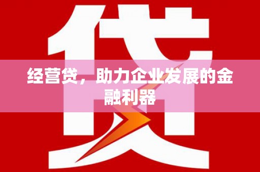 麻城经营贷，助力企业发展的金融利器