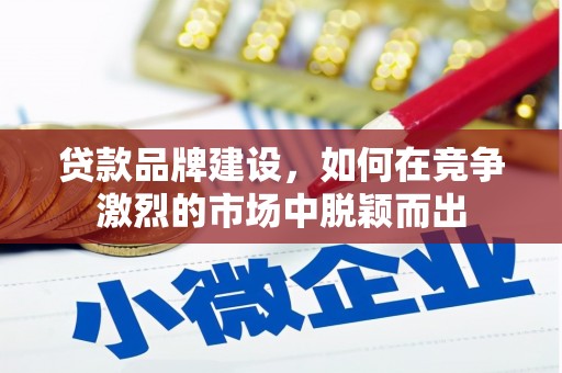 麻城贷款品牌建设，如何在竞争激烈的市场中脱颖而出