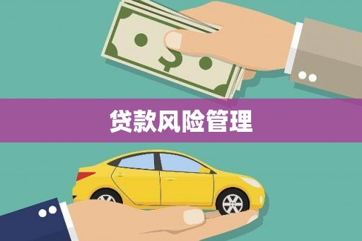 麻城贷款风险管理