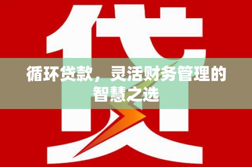 麻城循环贷款，灵活财务管理的智慧之选