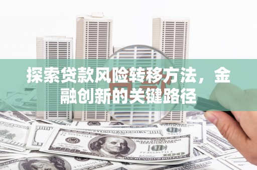 麻城探索贷款风险转移方法，金融创新的关键路径