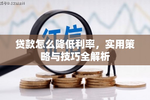 麻城贷款怎么降低利率，实用策略与技巧全解析