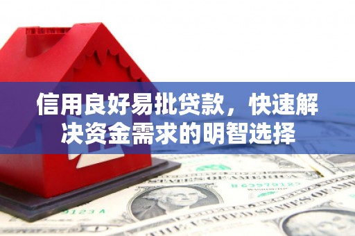 麻城信用良好易批贷款，快速解决资金需求的明智选择