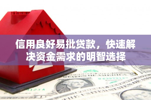 麻城信用良好易批贷款，快速解决资金需求的明智选择