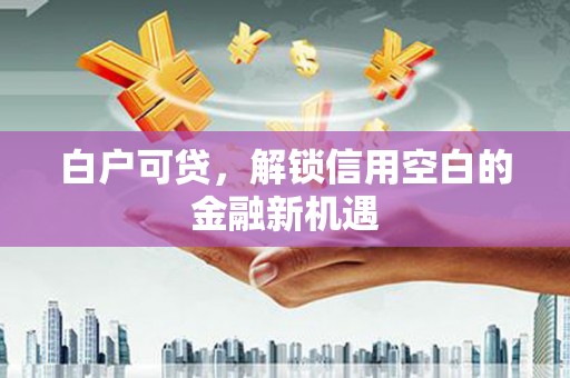 麻城白户可贷，解锁信用空白的金融新机遇