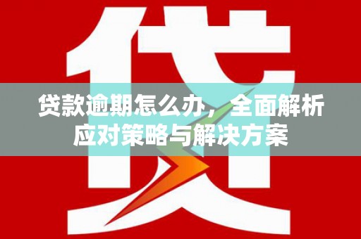 麻城贷款逾期怎么办，全面解析应对策略与解决方案