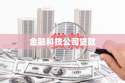 麻城金融科技公司贷款